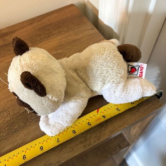 GANZ Grumpy Cat Beanie Stuffed Animal Plush Toy Brown & White Fur Good Used Cond - Picture 7 of 11